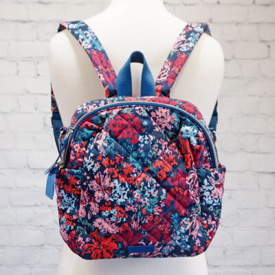 vera bradley Cabbage Rose Small Convertible Backpack